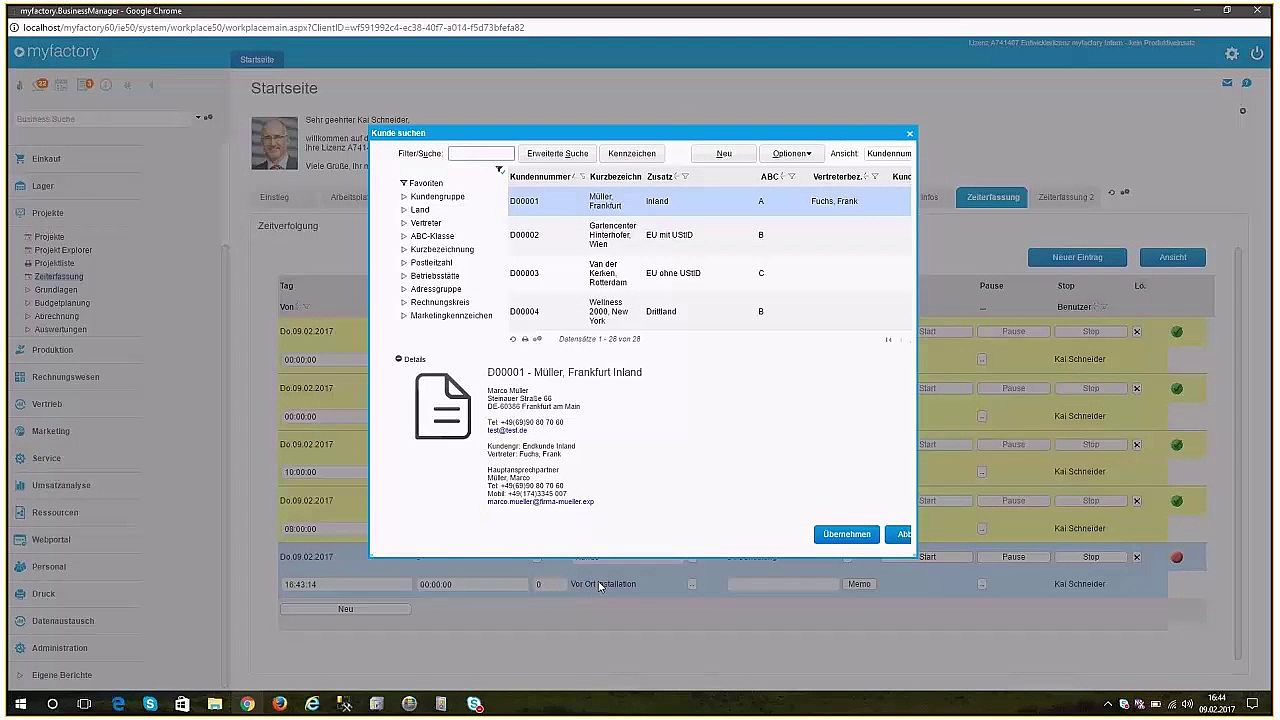 Webinar CRM Zeiterfassung